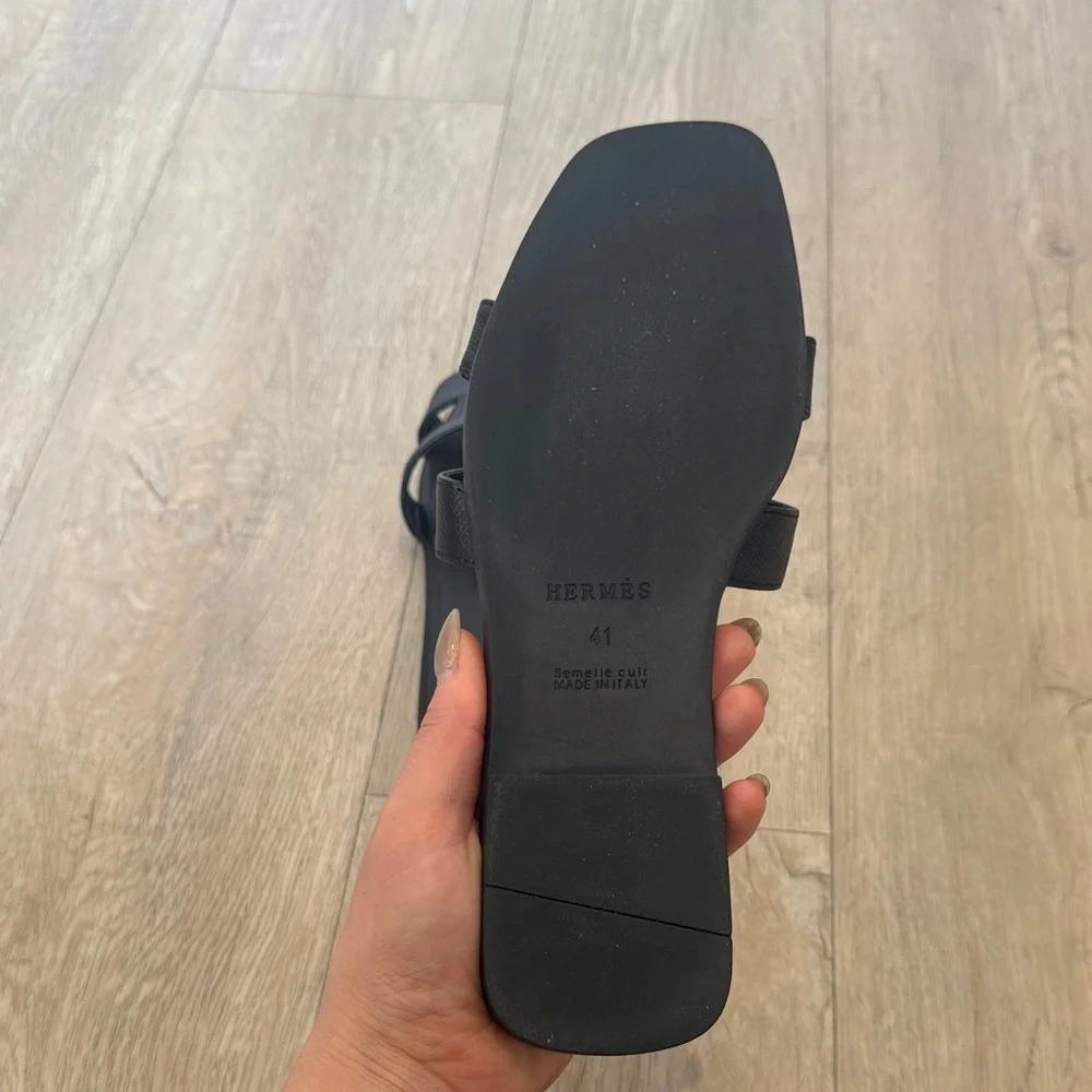Oran black women’s sandals - Picture 5 of 5